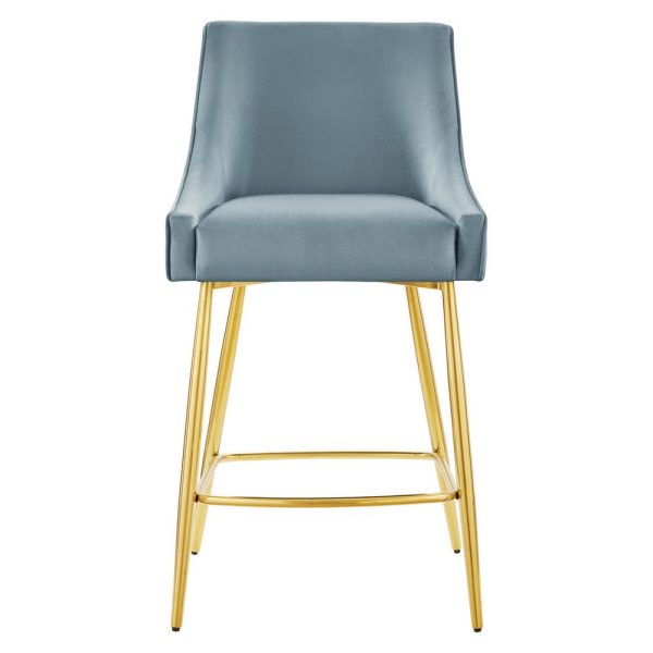 Modway Discern 2, Two Counter Stools, Light Blue Sale - Image 3