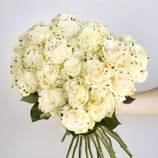 Spooky Scary Halloween Speckled Rose Bouquet Cheap