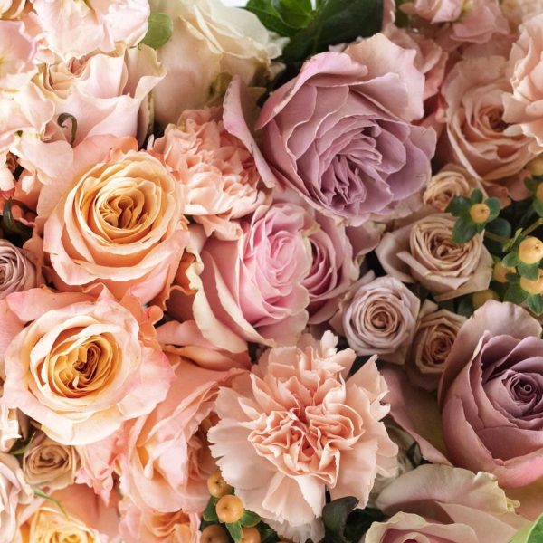 Perfectly Peach Rustic DIY Flower Kit Online - Image 5