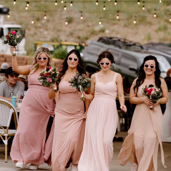 Romantic Burgundy and Pink Forest Wedding Hot on Sale - Image 2