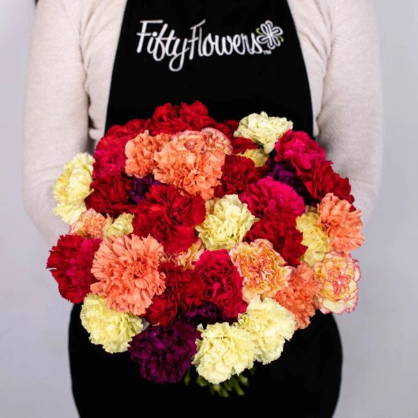 Graceful Mother s Day Carnation Flowers Online now - Image 3
