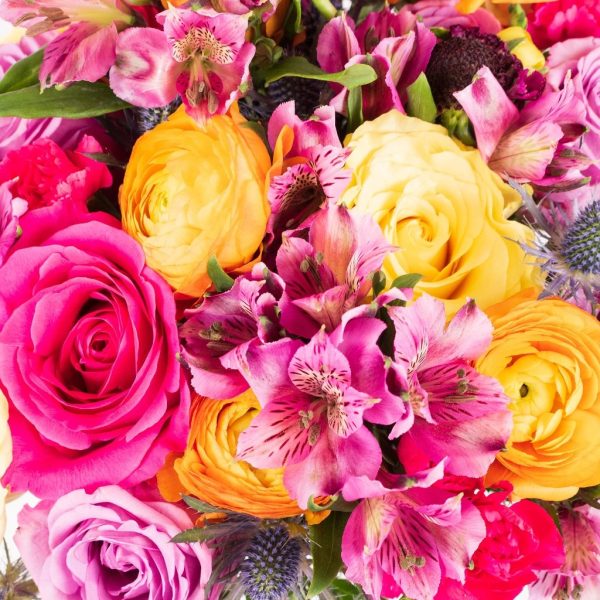 Blooming Rainbow Flower Bouquet Sale - Image 2